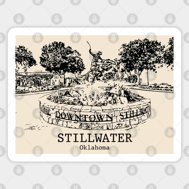 Stillwater - Oklahoma Magnet by Lakeric